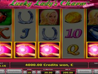 Lucky lady's casino slot mega big win - 4 scatter €22.000