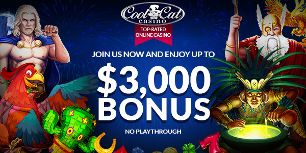 300% No Rules Bonus at Cool Cat Casino