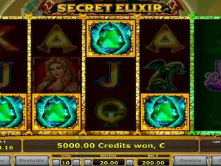 Secret elixir casino slot mega big win €19.500
