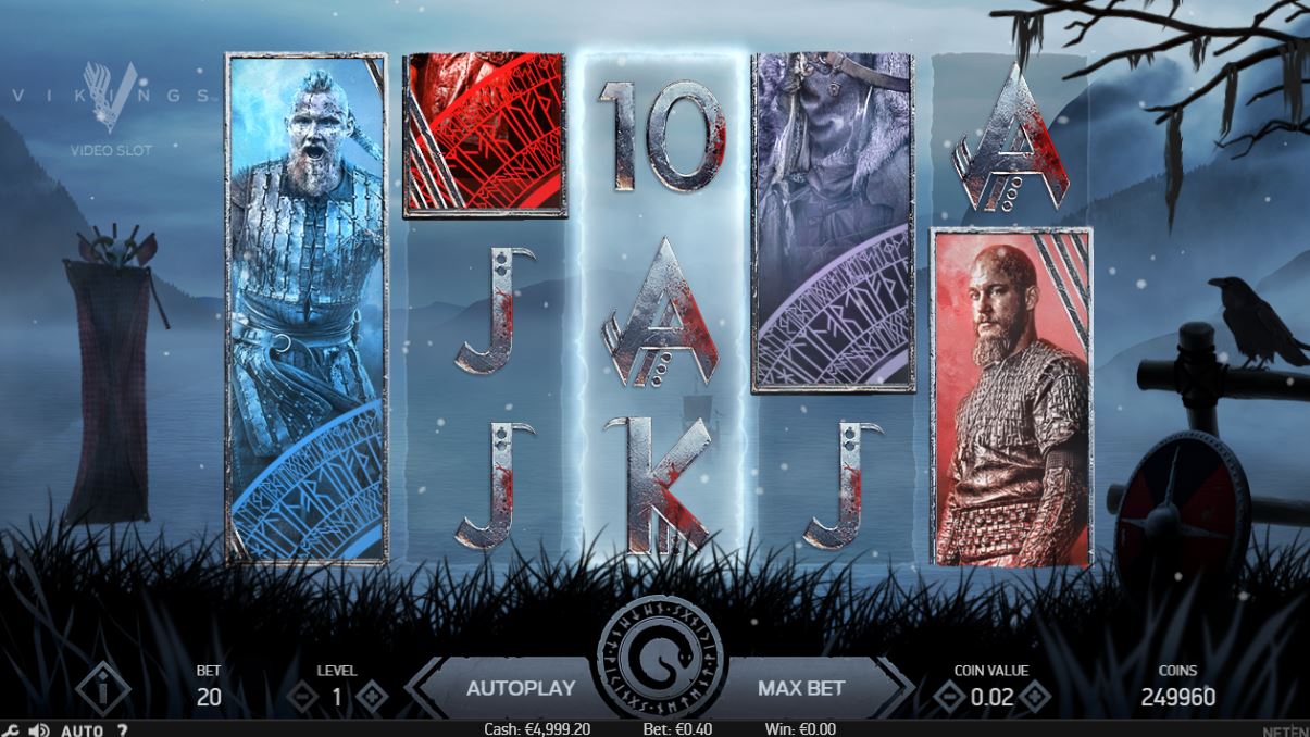 NetEnt Vikings Slot. 1st: 100% up to €300 and 80 spins on Vikings Slot at Sloto Cash