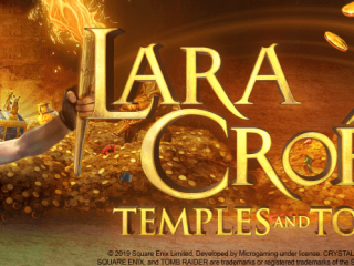 Dig Up Treasure i 5000x Jackpot Fortunes z Lara Croft®: Temples and Tombs ™!
