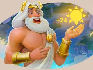 Darmowe obroty 20 w Rise of Olympus