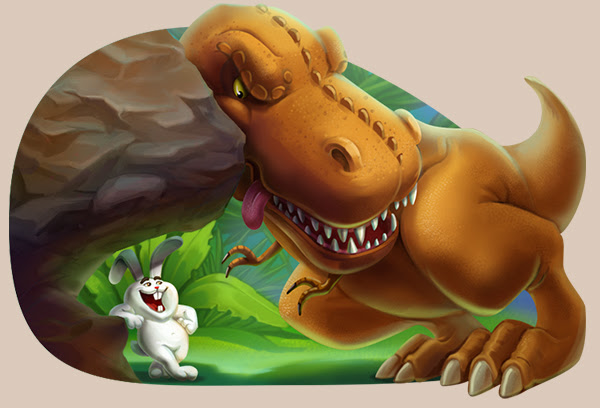 25 freespins in Raging Rex