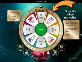 Zakręć kołem w Casino-X