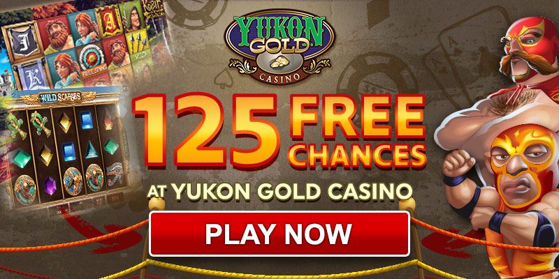 125 CHANCES TO WIN MASSIVE JACKPOTS AT YUKON GOLD CASINO