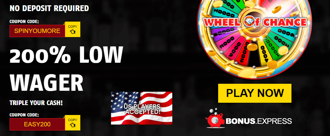 63 FREE WHEEL OF CHANCE SPINS at Red Stag Casino. 