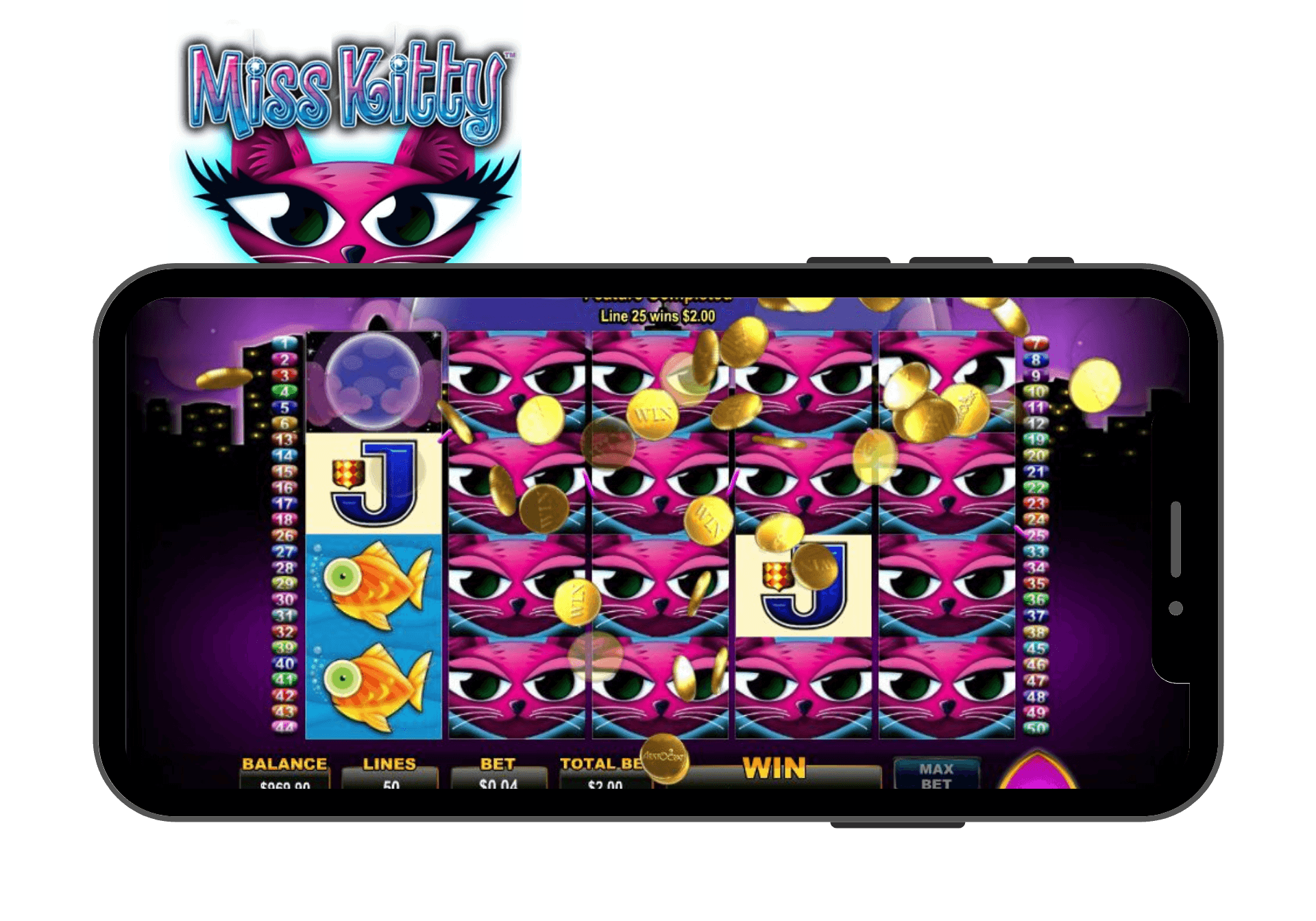 play Miss Kitty free demo slot